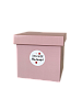 Коробка трансформер м/гофр 20см розовая пенка Любимой мамочке 