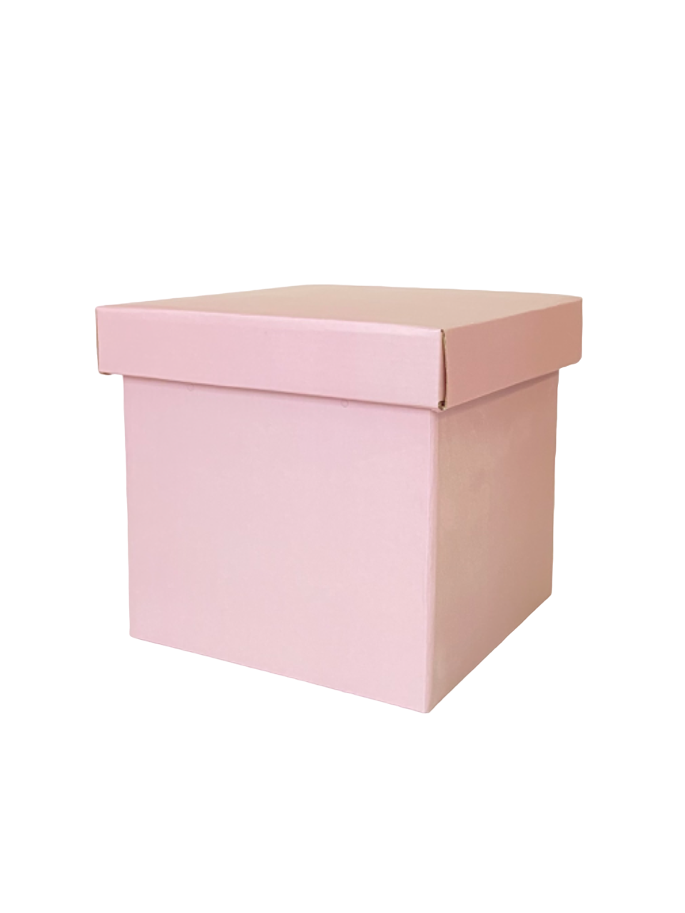 Коробка трансформер без крышки м/гофр 20см розовая пенка