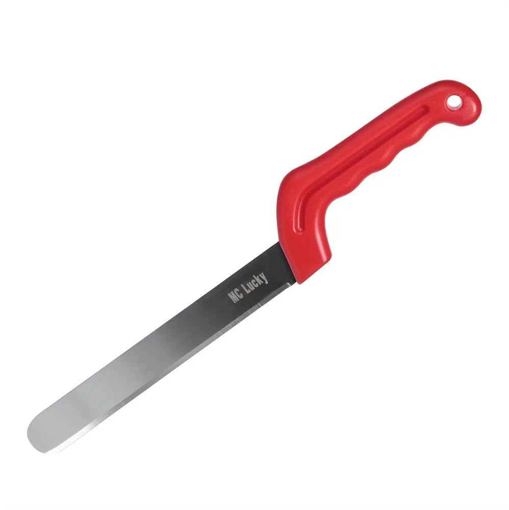 Нож для флористов МС-55/36см*6см,красная ручка (нержавеющая сталь) 
