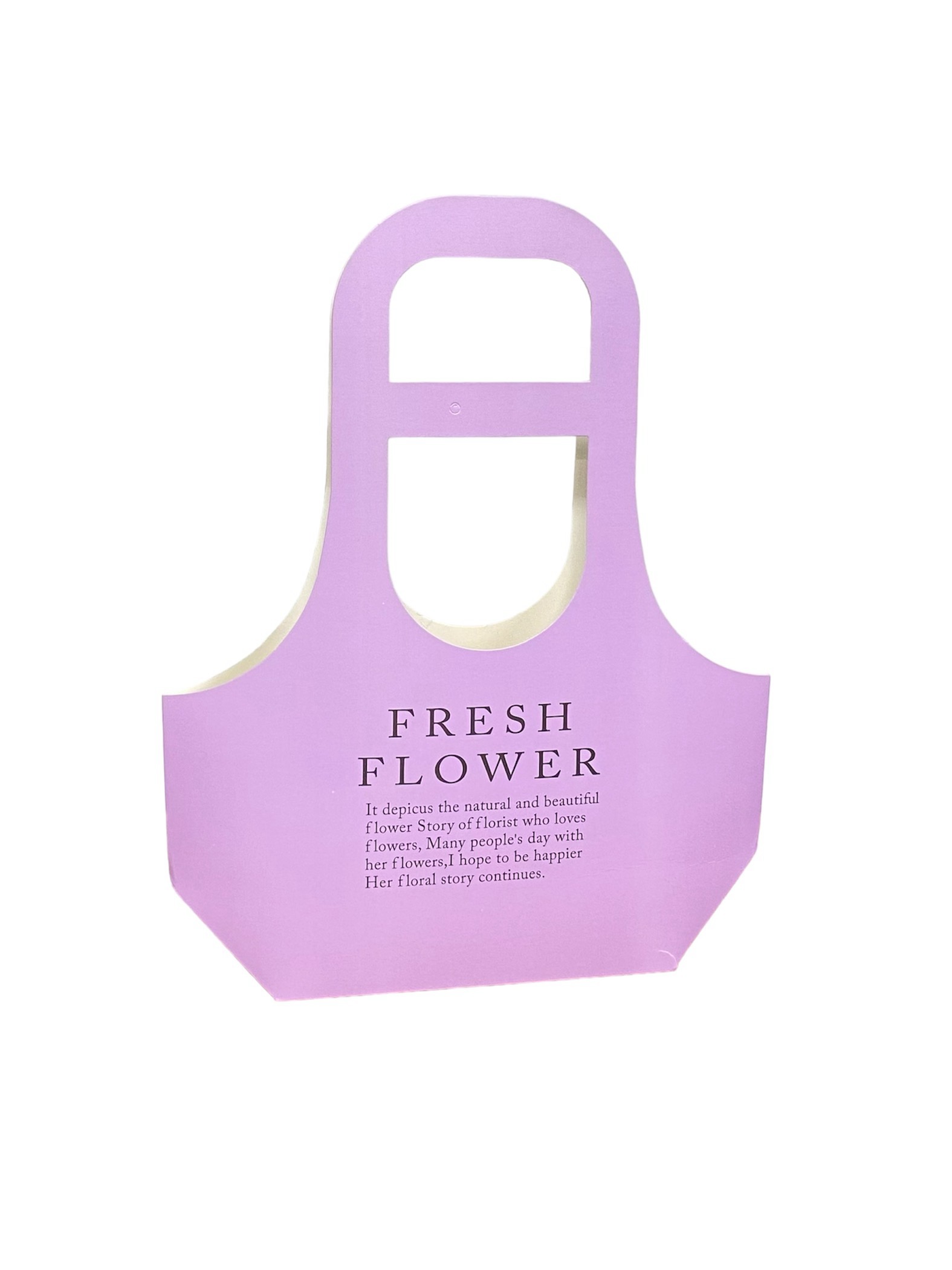 Коробка-сумка Fresh Flower 17*7,5*32,5см/1шт сиреневая