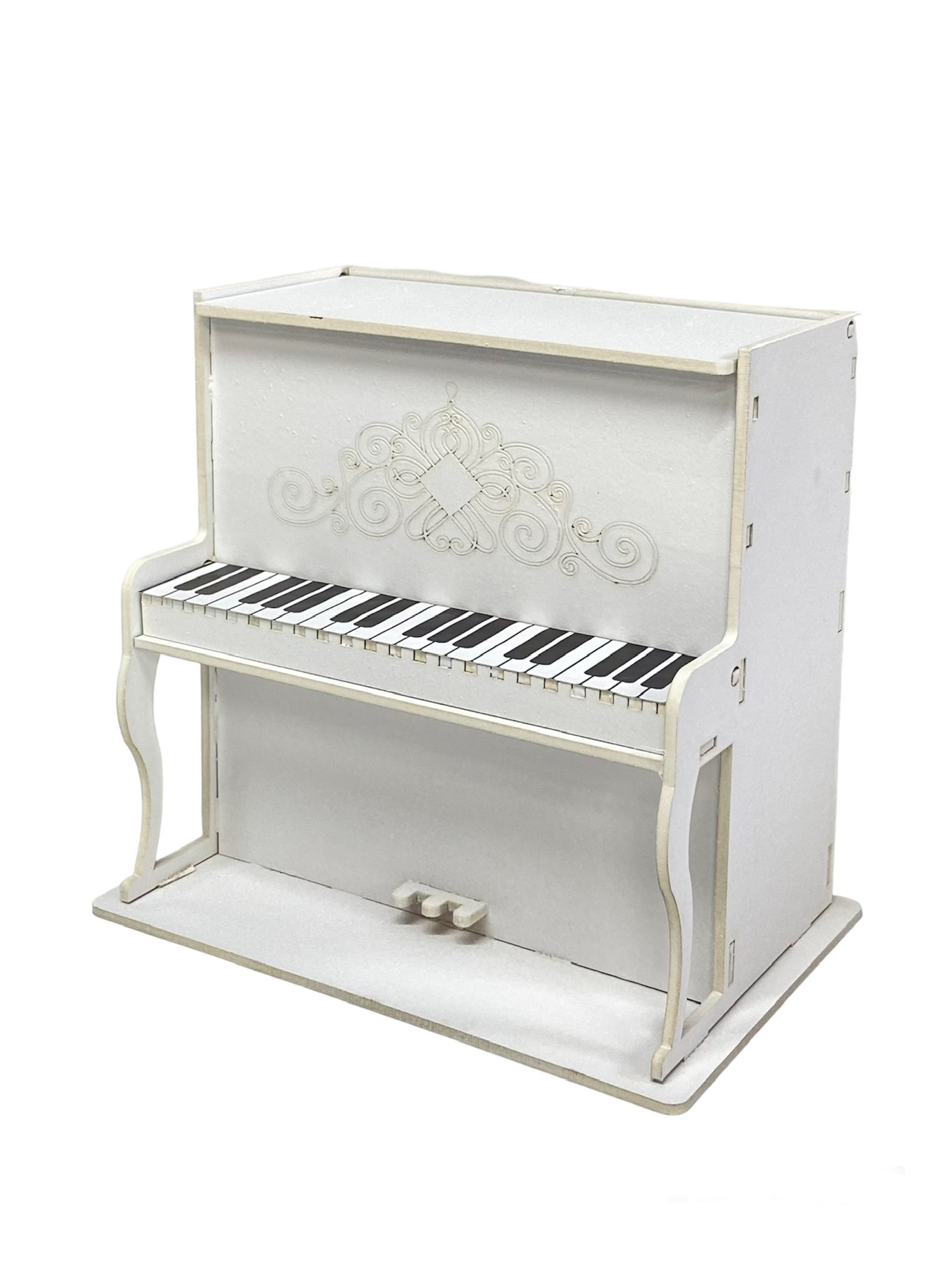Ящик Пианино 19*8*18см Белый 