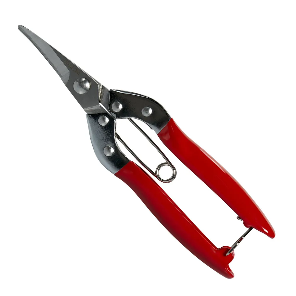 Секатор-ножницы для флориста 20см,лезвие 5см,диаметр реза 1см (нержавеющая сталь)