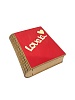 Ящик Книга 20*17*6см Love is.. красный